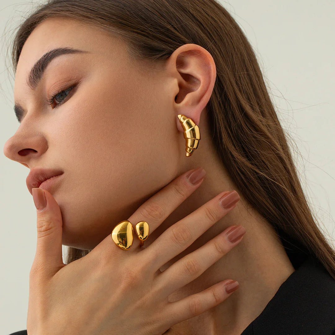Boucles d'oreilles en or Emberly