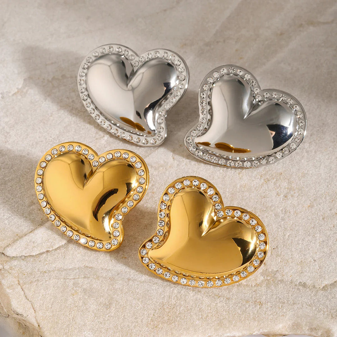 Boucles d'oreilles en or Holly Heart