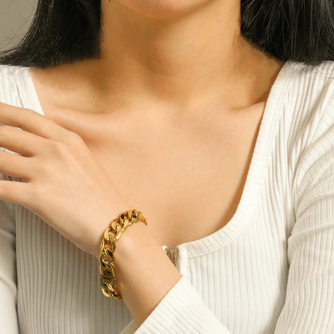 Kayle Goldkettenarmband