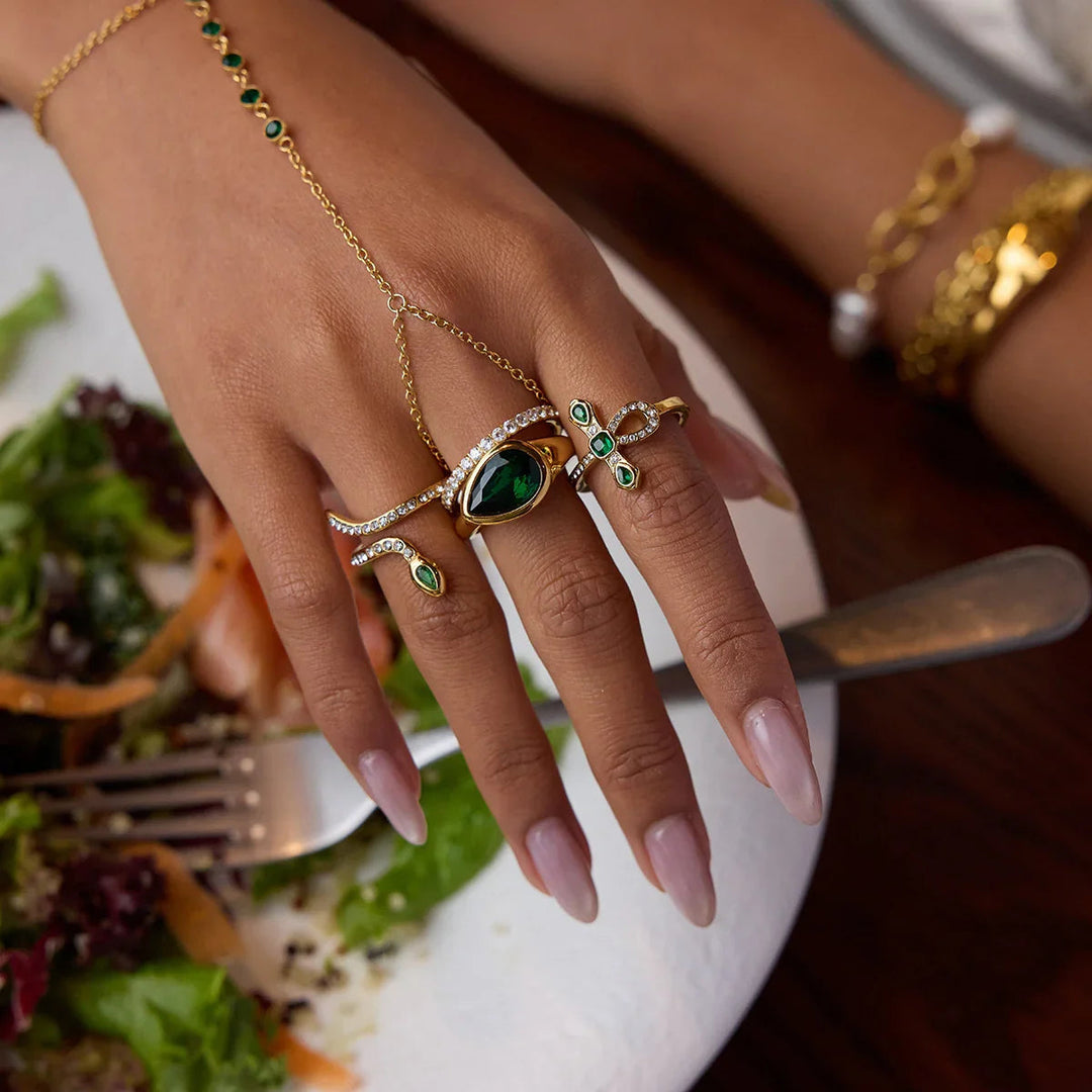 Joy Diamantknoten-Goldring