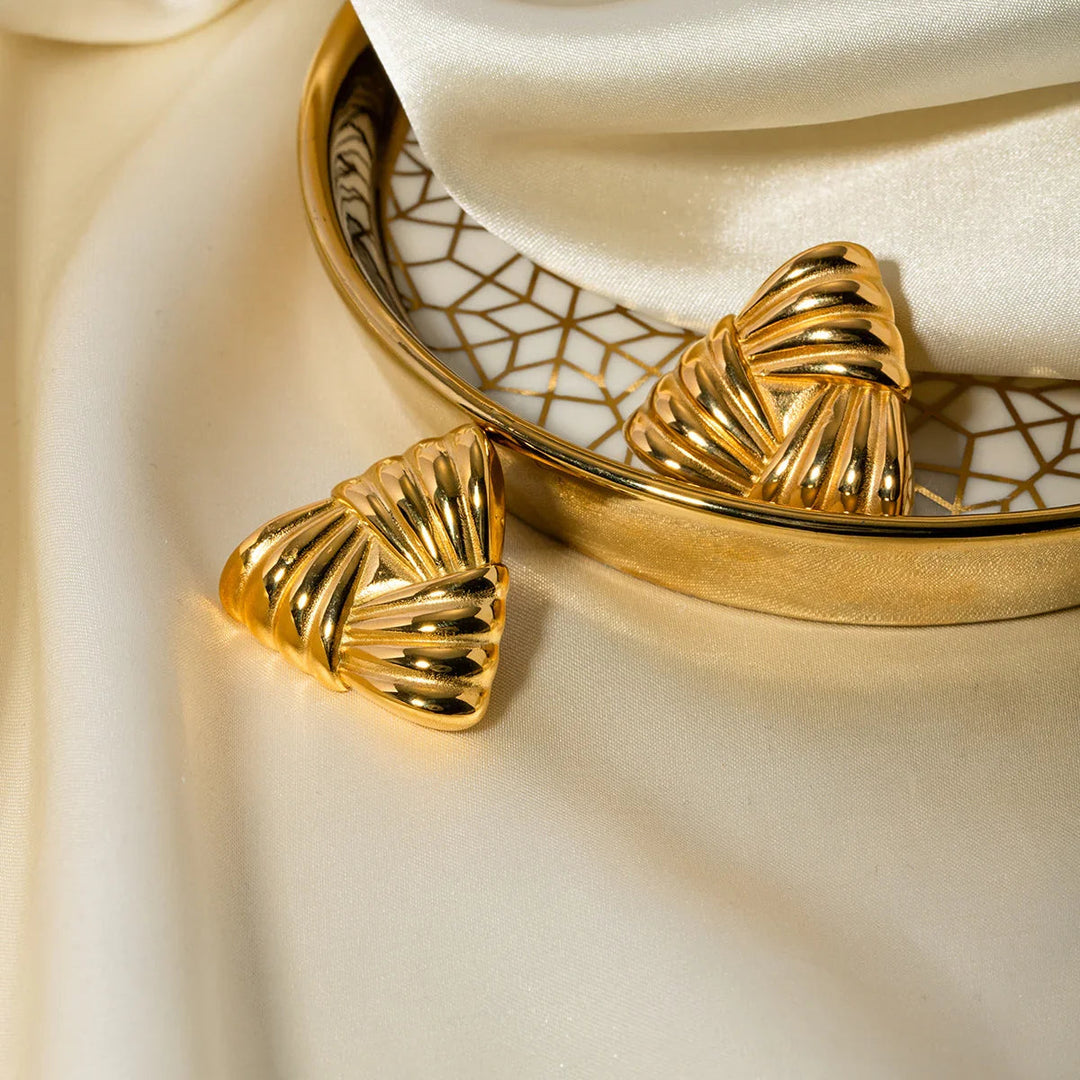 Boucles d'oreilles Brigitte en or