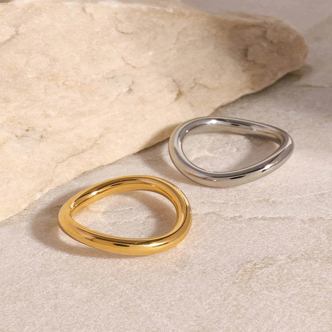 Miley – Mehrlagige Ringe aus Gold und Silber