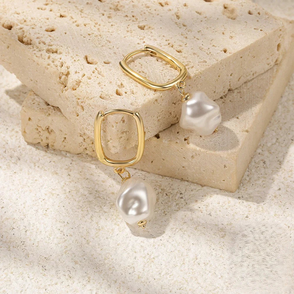 Boucles d'oreilles en perles d'eau douce Denise
