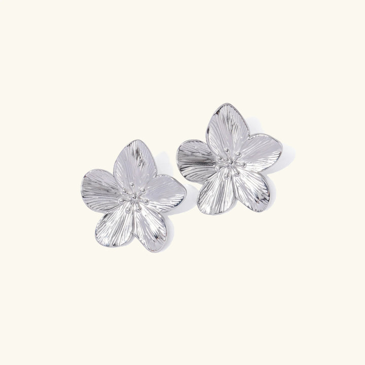 Allysa Flower Gold Earrings