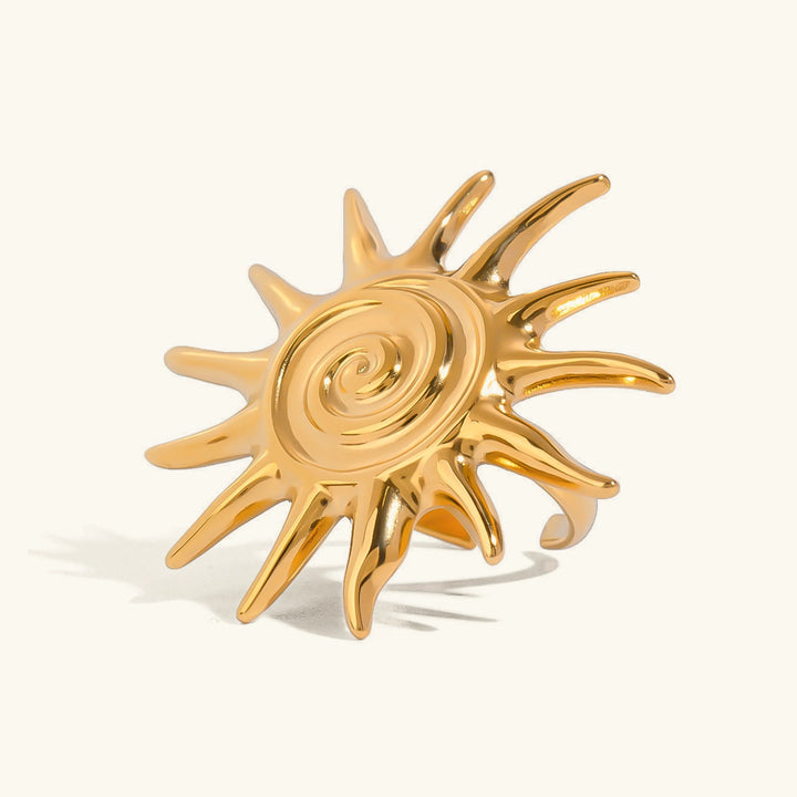 Goldener Sonnenring der Sonnenwende