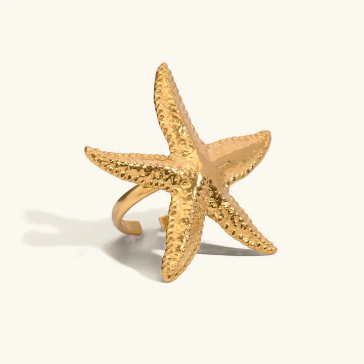 Seabreeze Gold Seestern Ring
