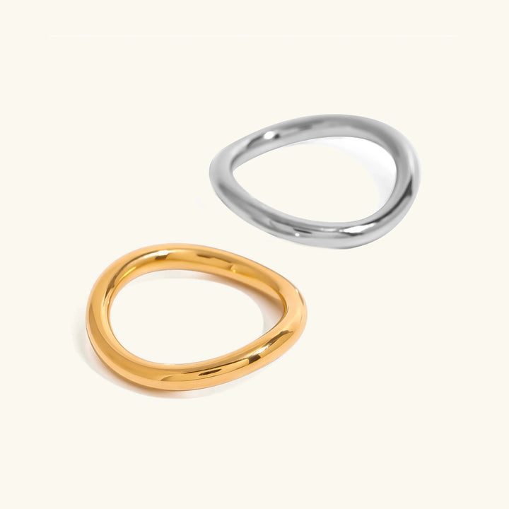Miley – Mehrlagige Ringe aus Gold und Silber