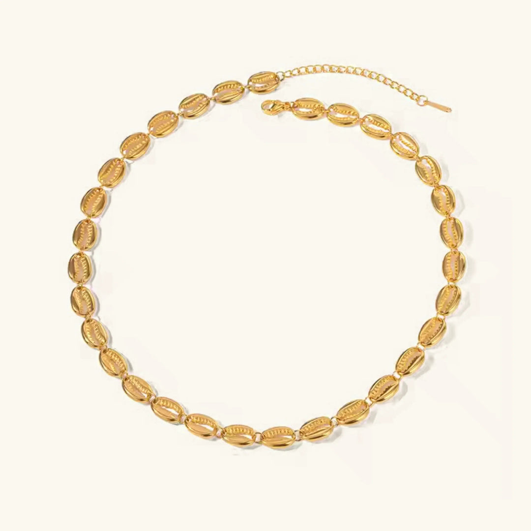 Pacifica Gold Muschel Halskette