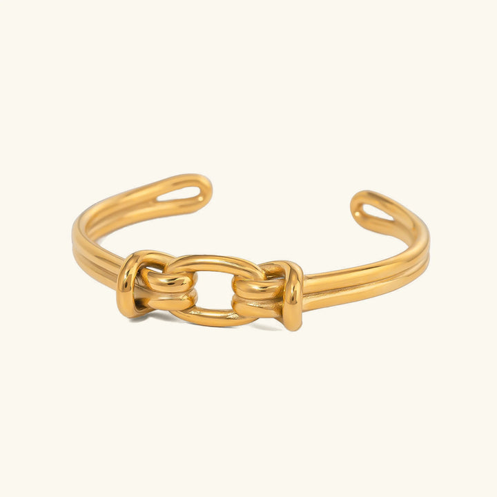 Luce Goldknoten-Armreif