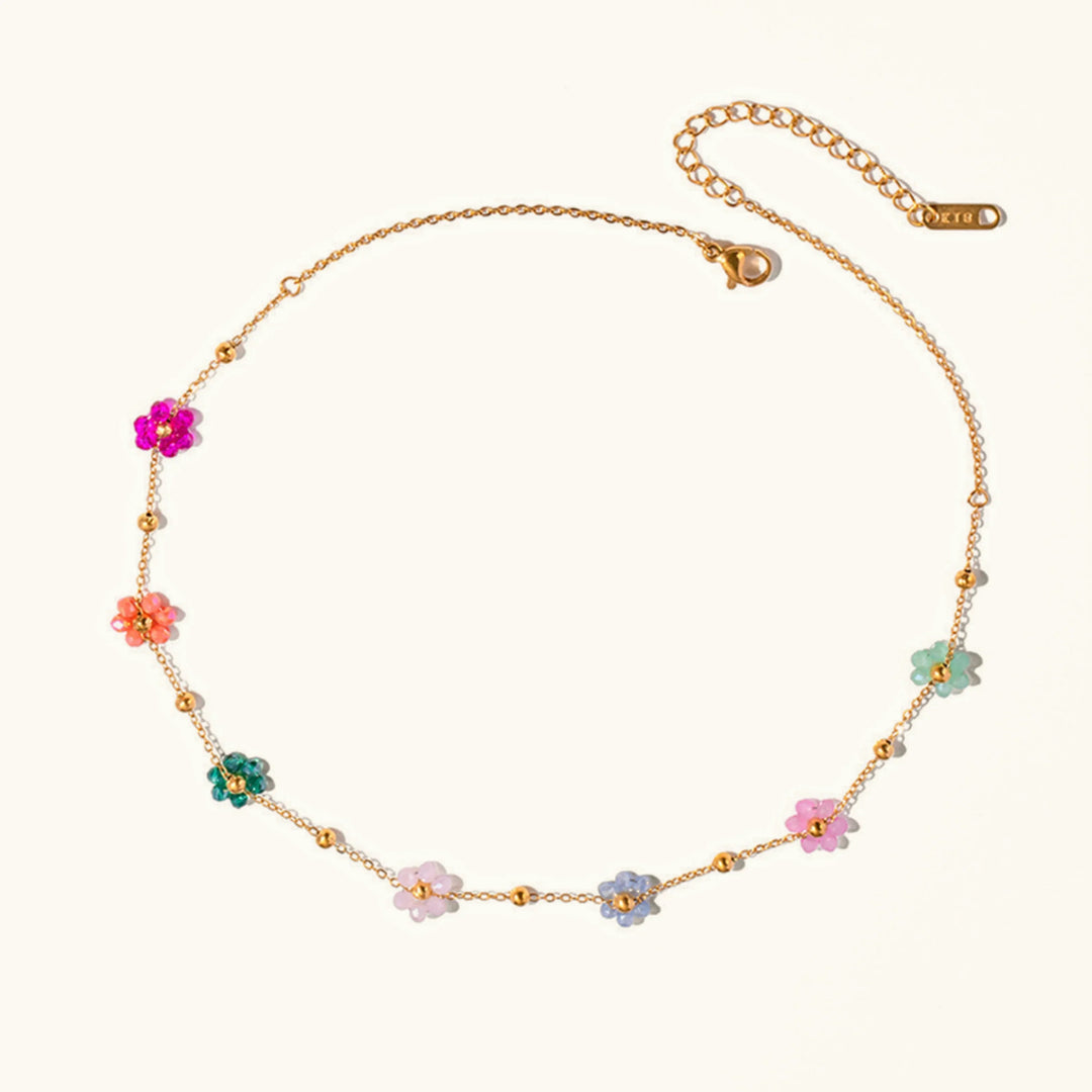 Azaleen-Blumen-Goldkette