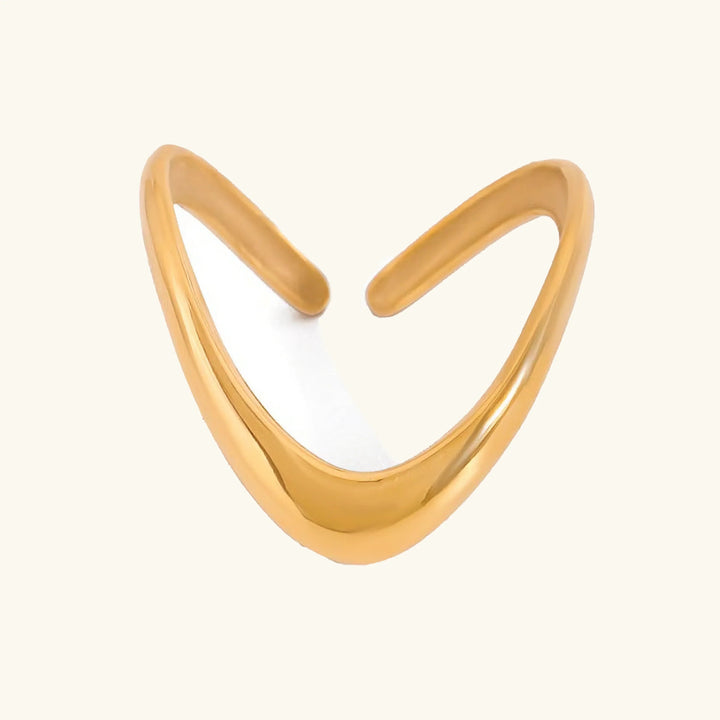 Paisley-Goldbogenring