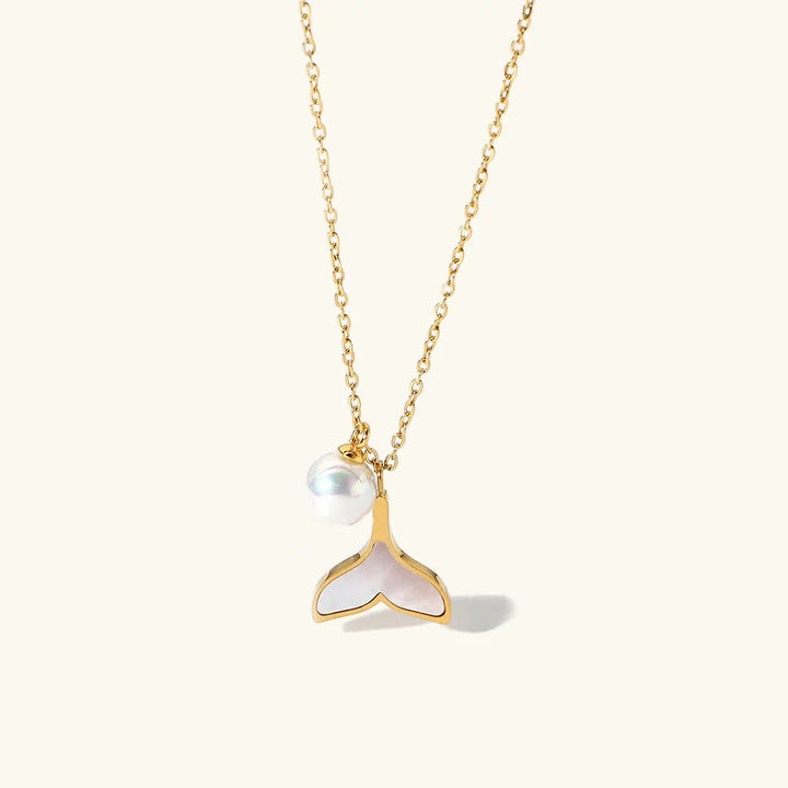 Collier de perles d'eau douce sirène