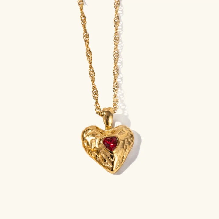 Vesper Gold Herz Halskette