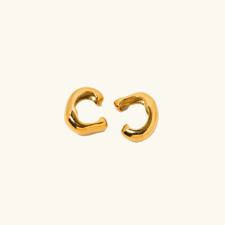 Fabienne Gold-Ohrmanschetten