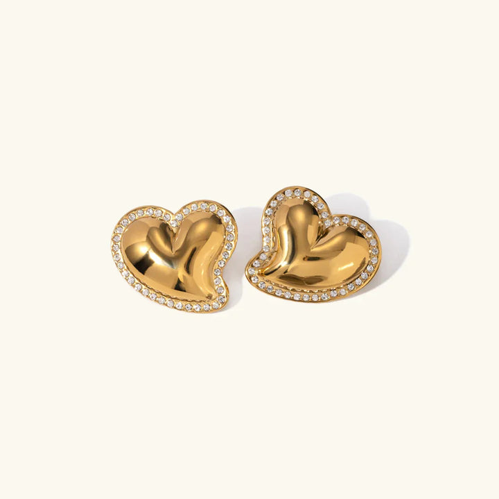 Boucles d'oreilles en or Holly Heart