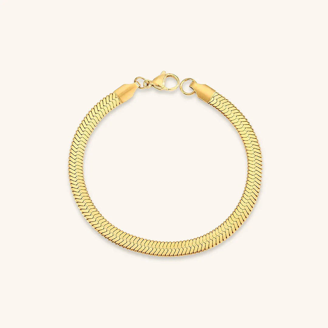 Vida Gold Fischgrätenarmband
