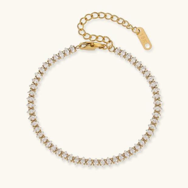 Wisteria-Diamant-Tennisarmband