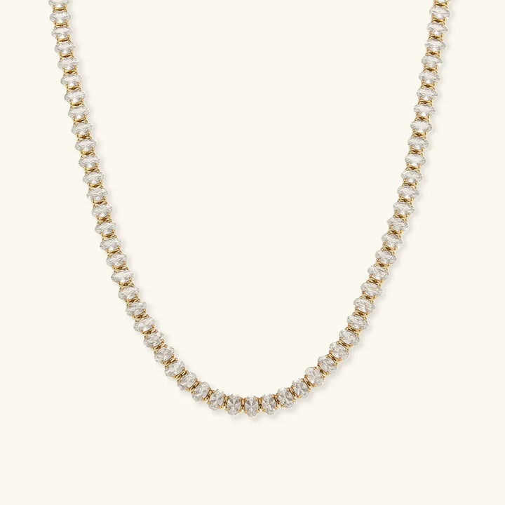 Wisteria Diamant Tennis Halskette