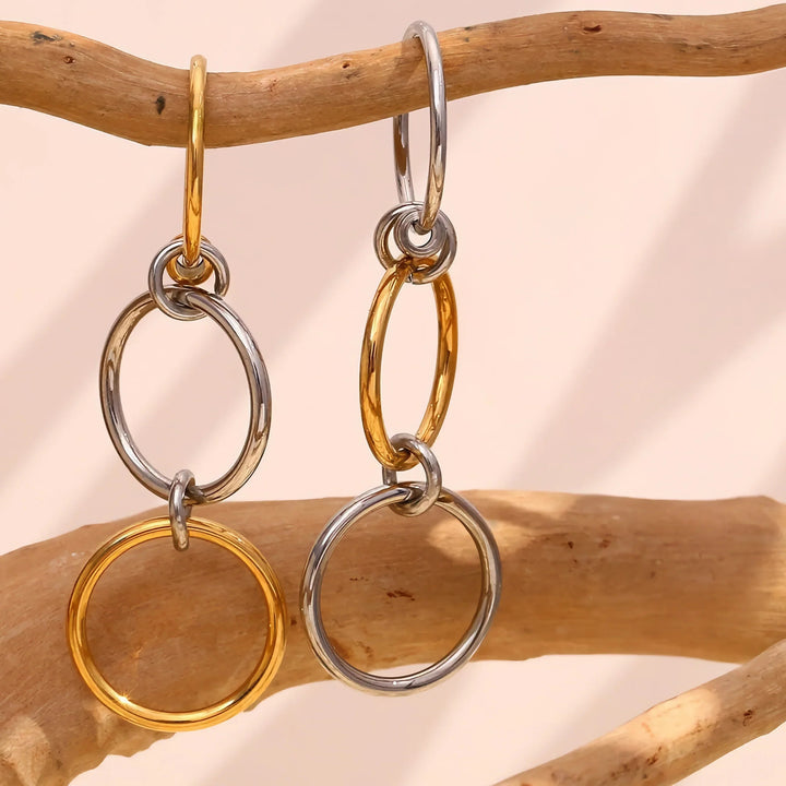 Jessica Zweifarbiger Ringstapel