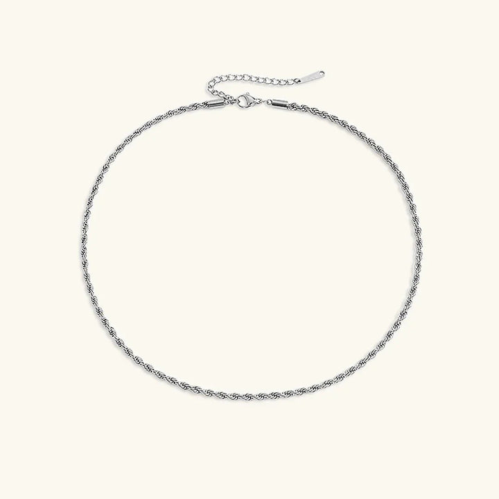 Collier en or avec chaîne en corde Bianca