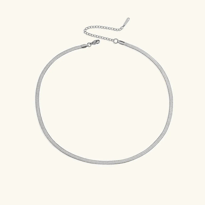 Elizabeth Gold Fischgrätenhalskette