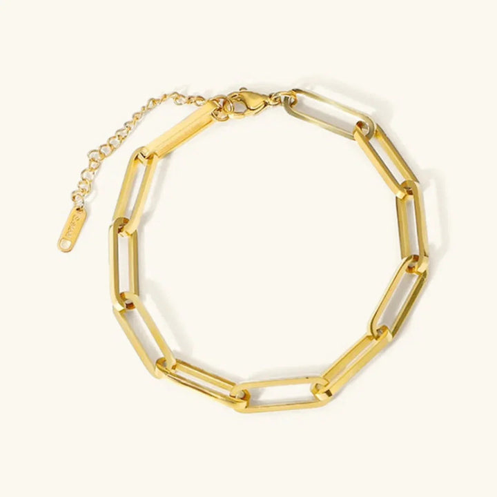 Asta Gold Büroklammer-Kettenarmband