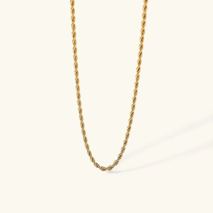 Calle Rope Chain Gold Halskette
