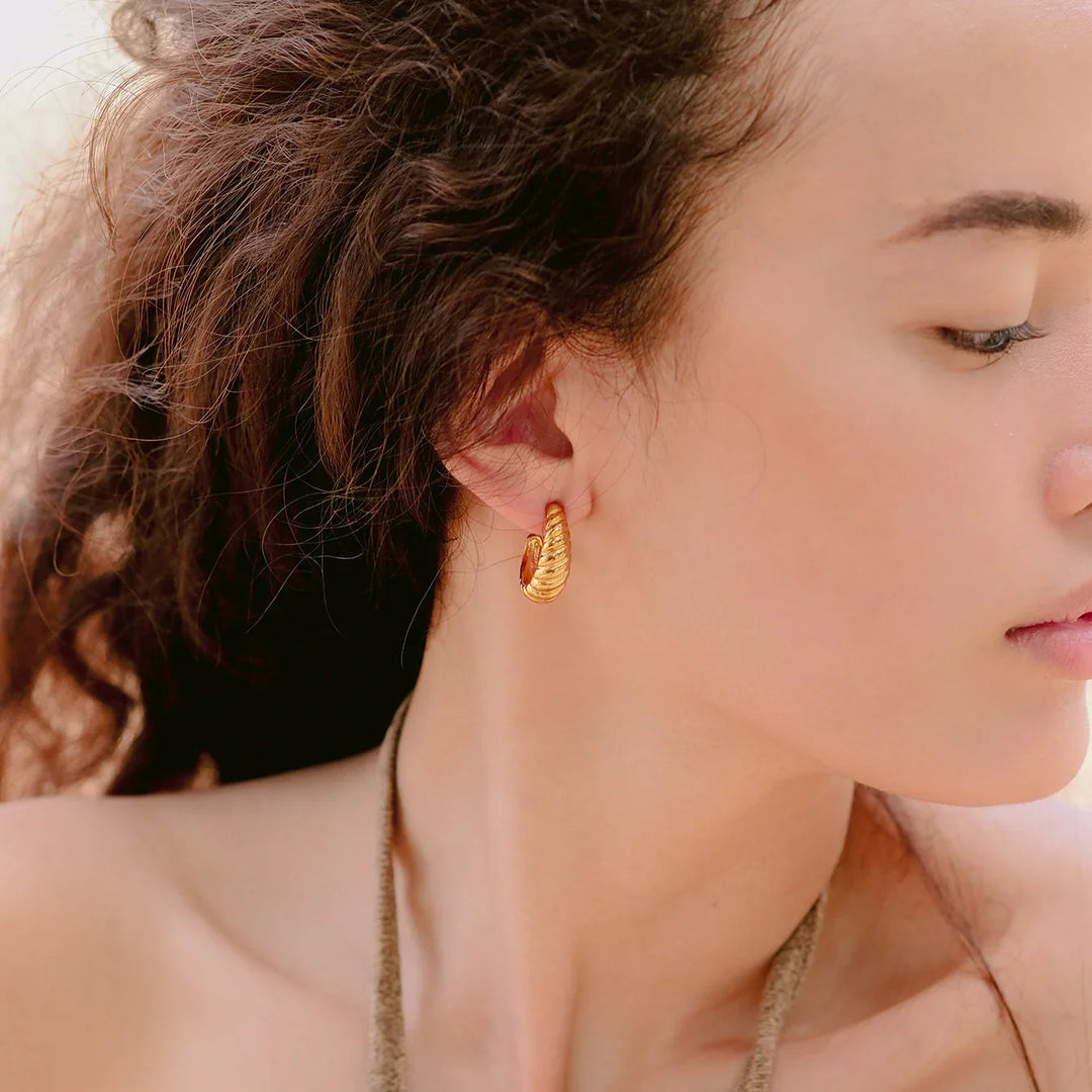 Boucles d'oreilles Croissant Arc