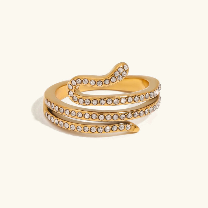 Serpentina-Mehrschicht-Diamantring