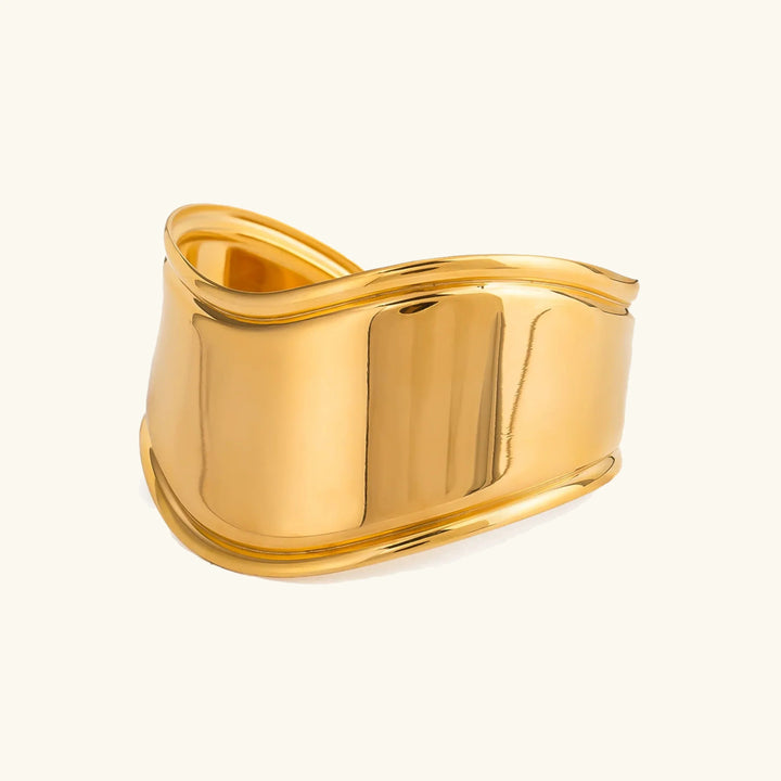 Izza Glatte Goldmanschette