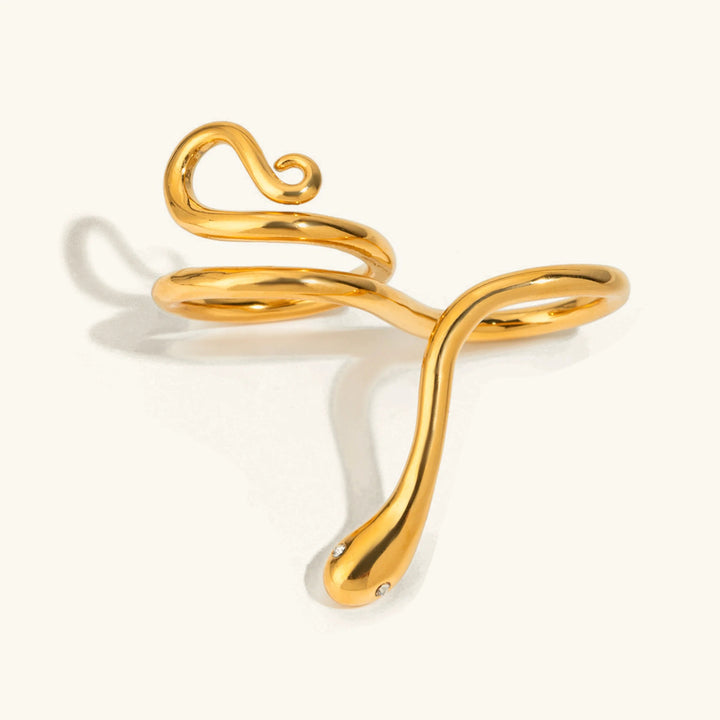 Gemmie Goldener Schlangenring