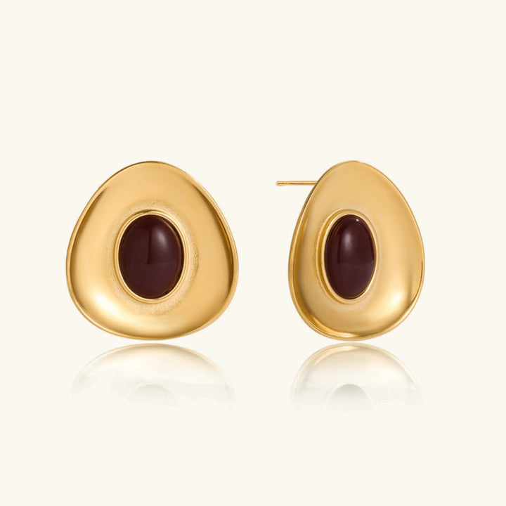 Orissa Gold Enamel Earrings