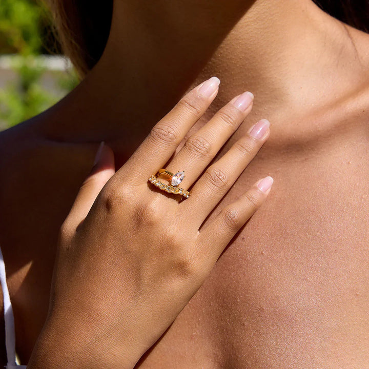 Calina Marquise Diamantring