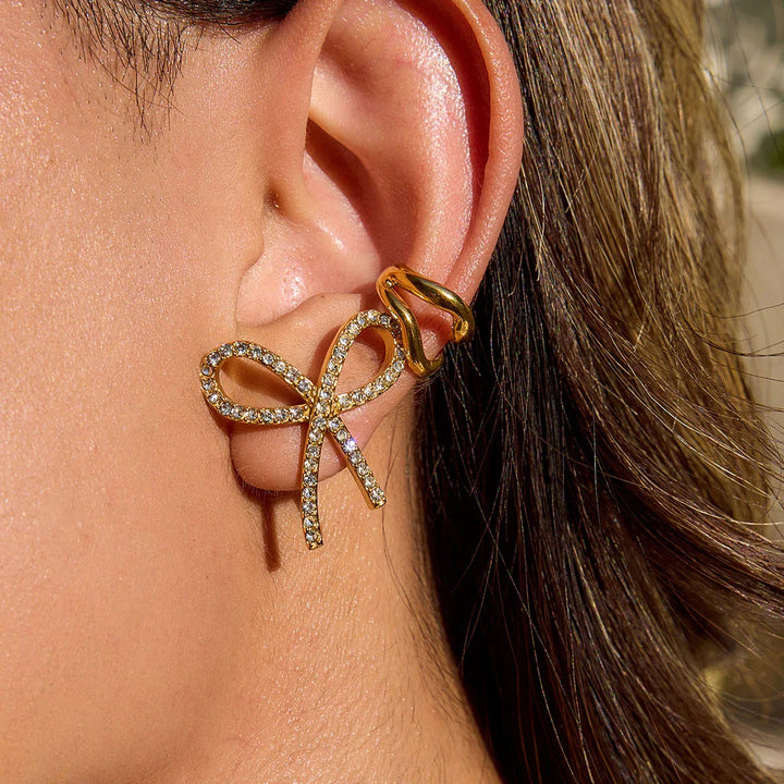 Dannah Diamant-Fliege-Ohrringe