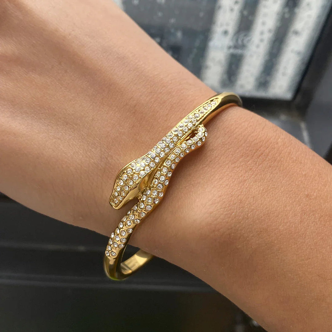 Rosalee Serpentin Diamant Armreif