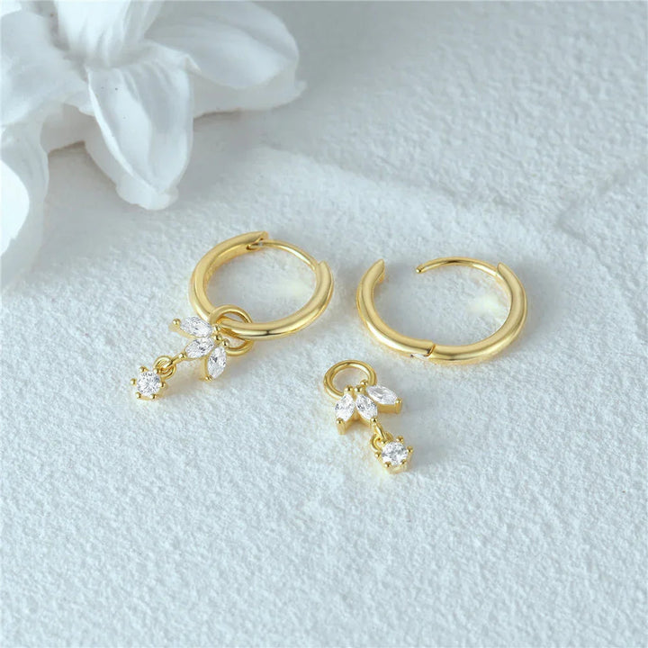 Brooke – Abnehmbare Creolen mit Charm