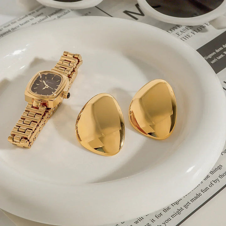 Carrie – Chunky Bean – Goldohrringe