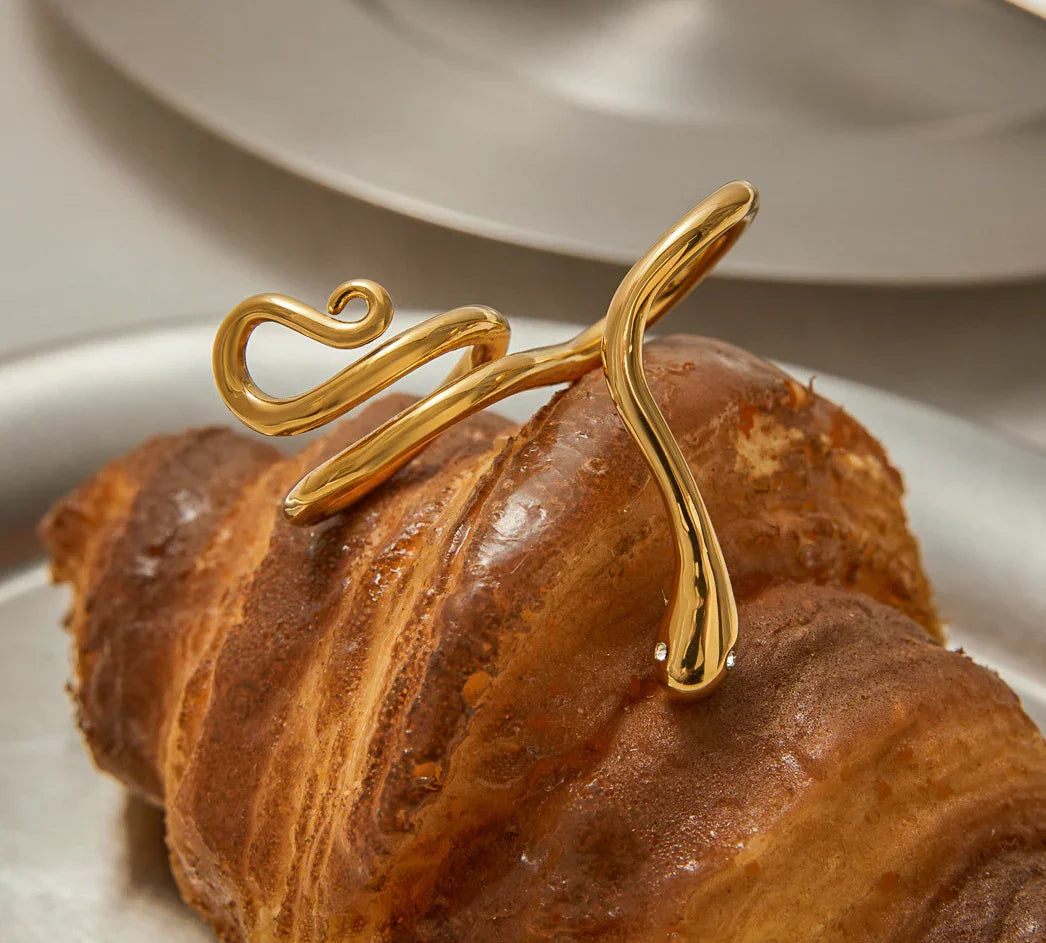 Gemmie Goldener Schlangenring