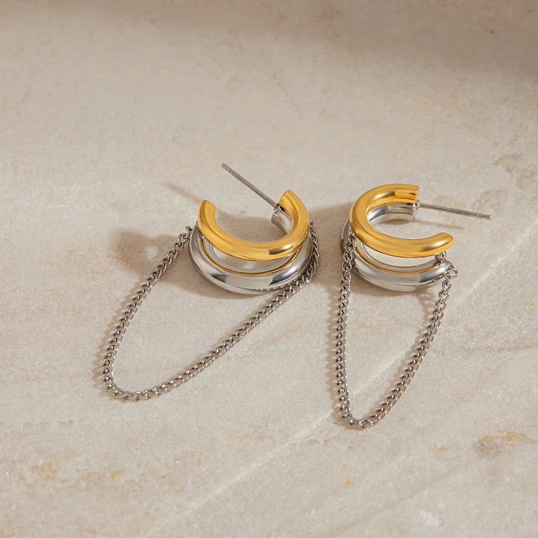 Galilea Gliederketten-Creolen