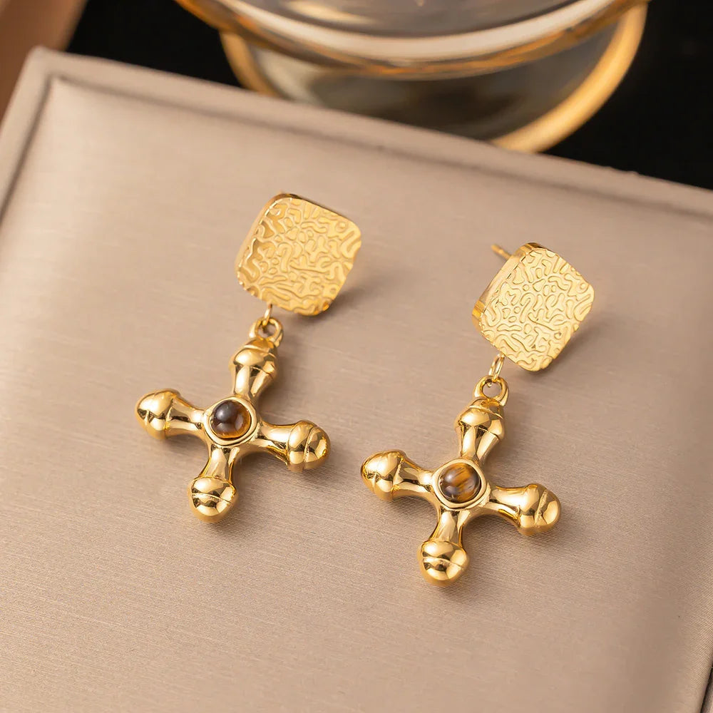 Della Gold Ohrringe