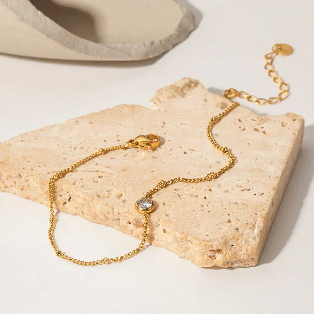 Marisol Gold Fußkettchen