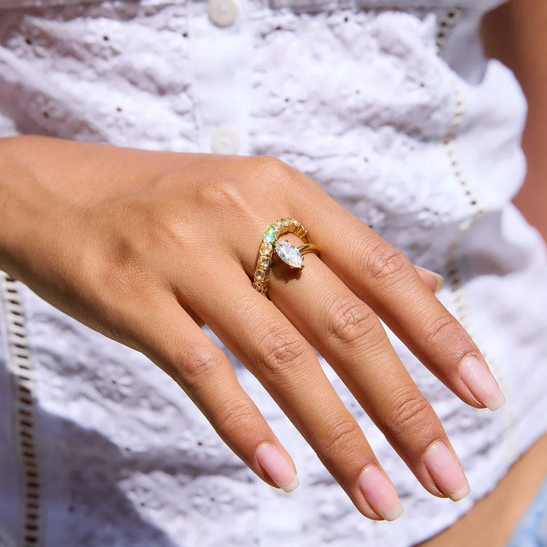 Calina Marquise Diamantring