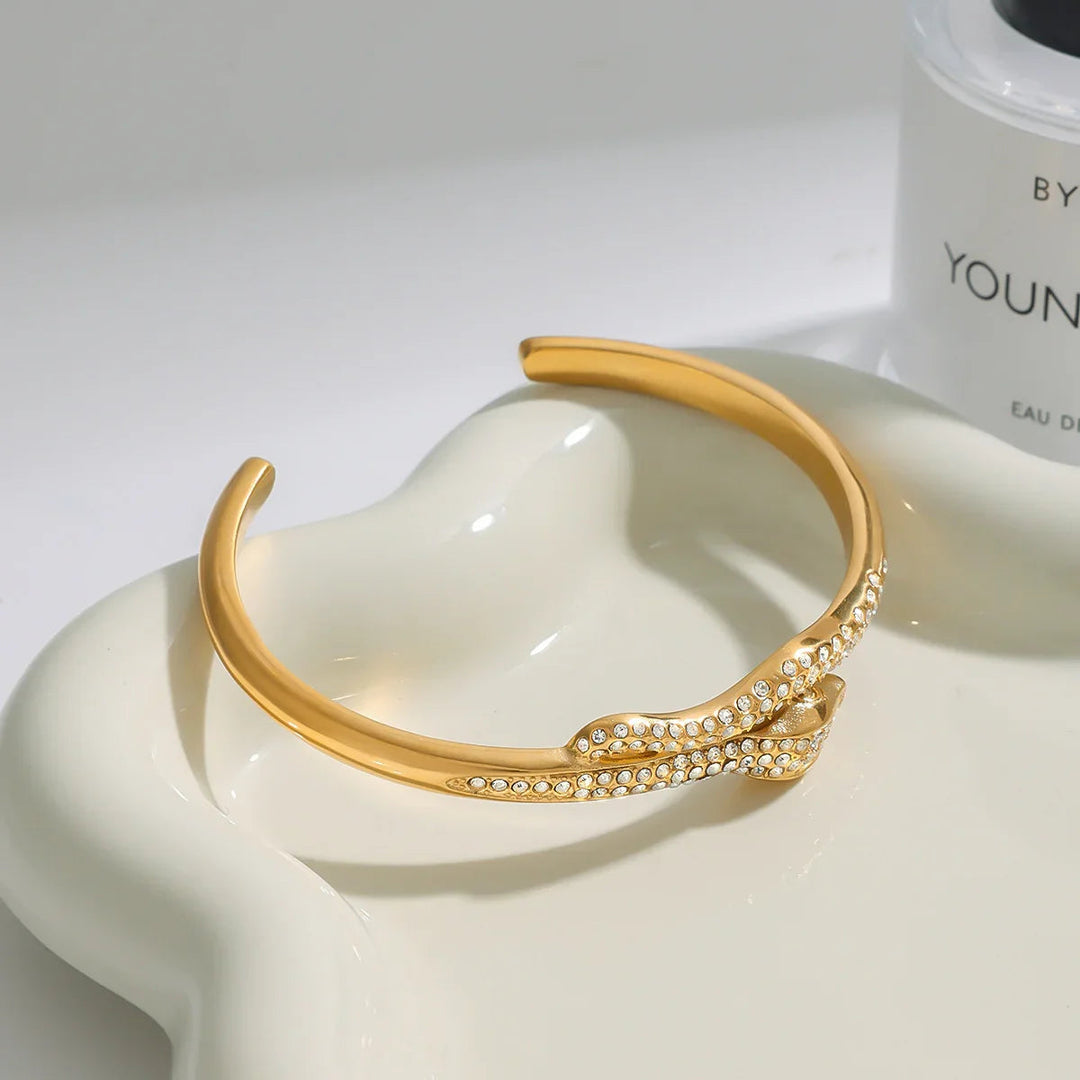Rosalee Serpentin Diamant Armreif