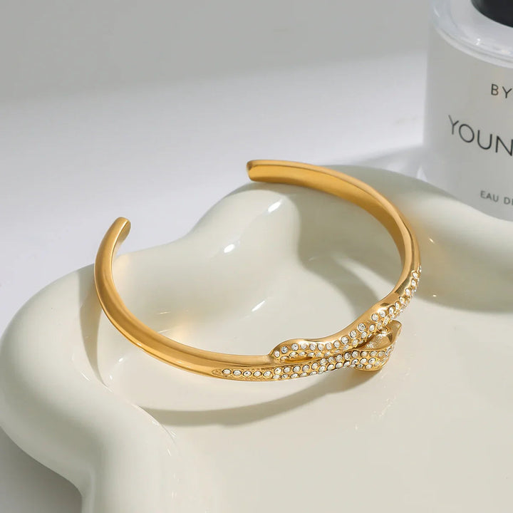 Rosalee Serpentin Diamant Armreif