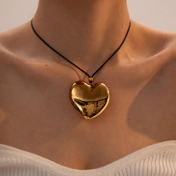 Ophelia Gold Herz Halskette