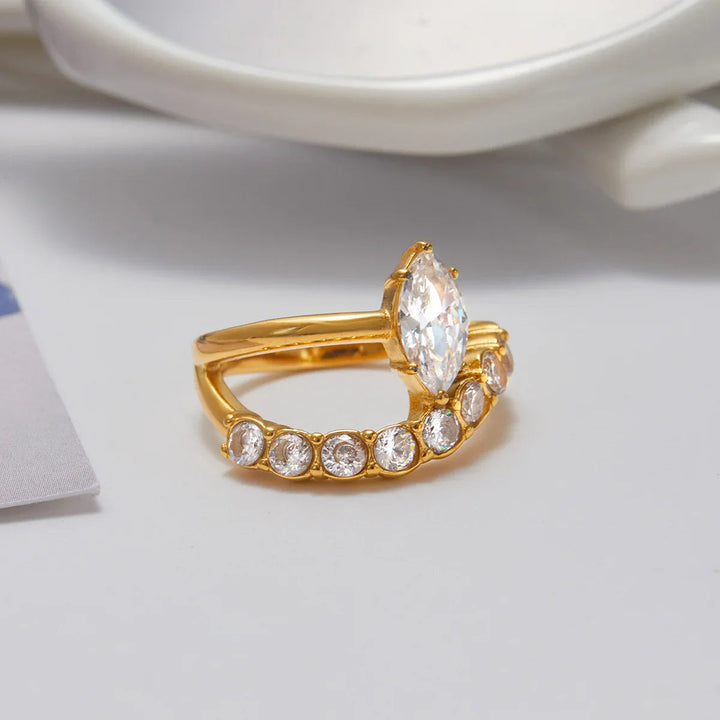 Calina Marquise Diamantring