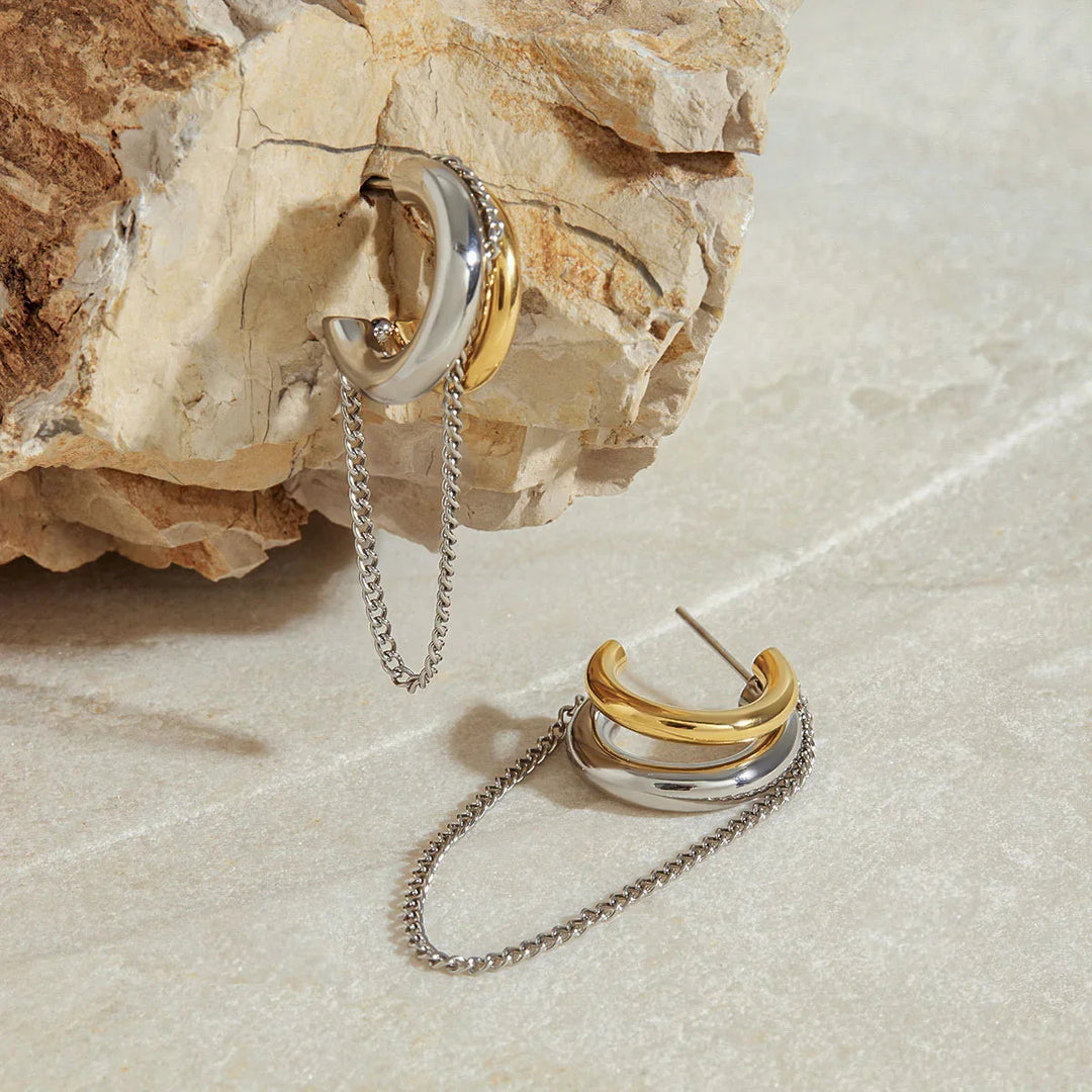 Galilea Gliederketten-Creolen