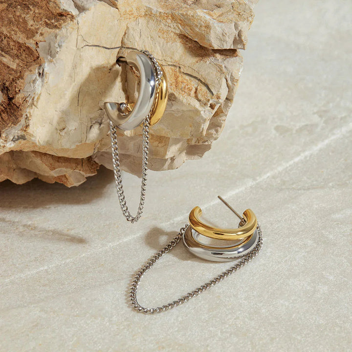 Galilea Gliederketten-Creolen