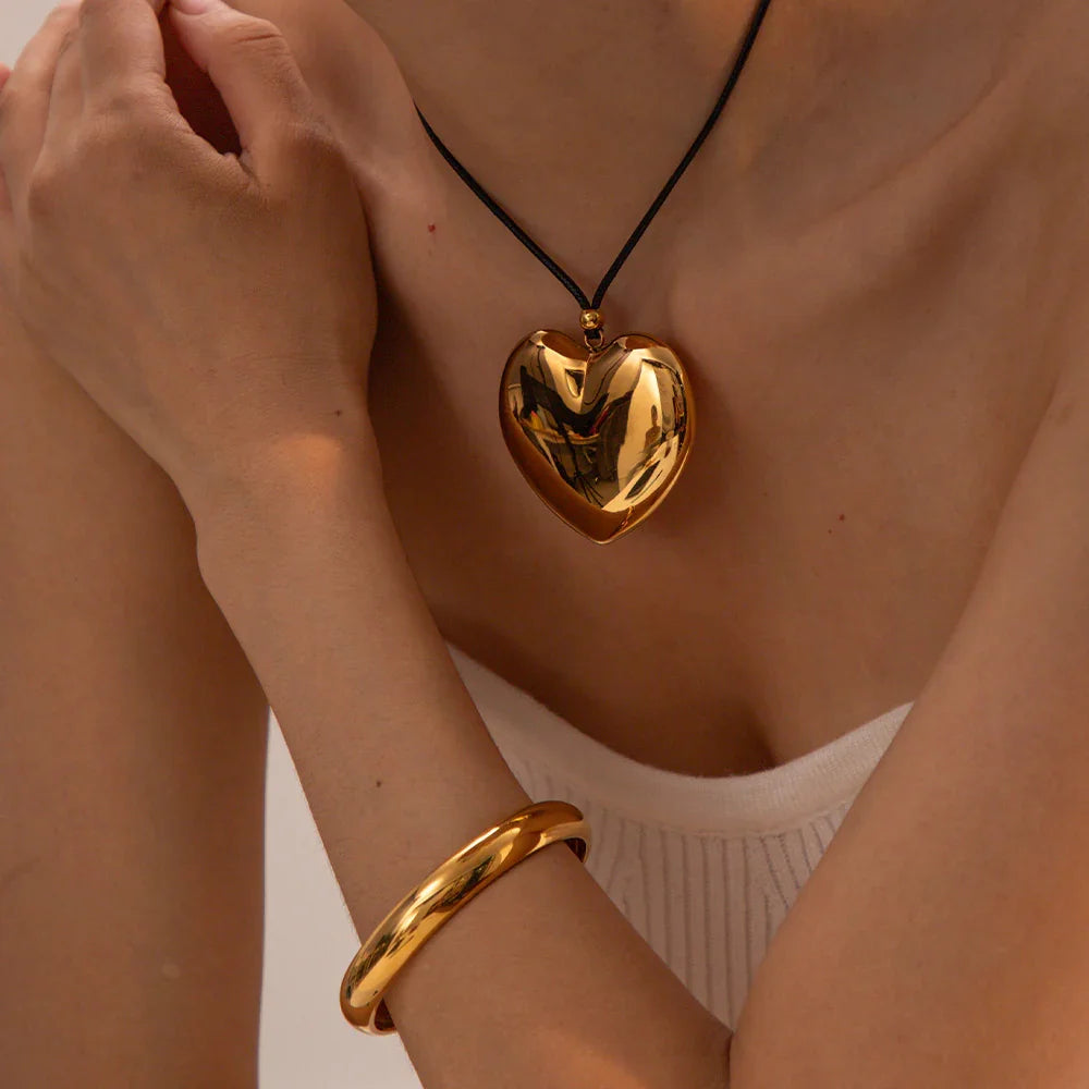 Ophelia Gold Herz Halskette