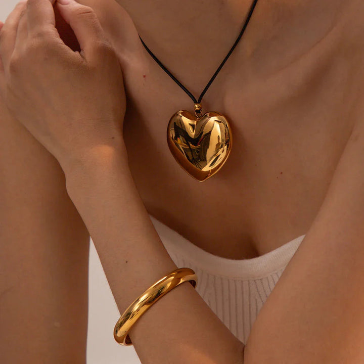 Ophelia Gold Herz Halskette